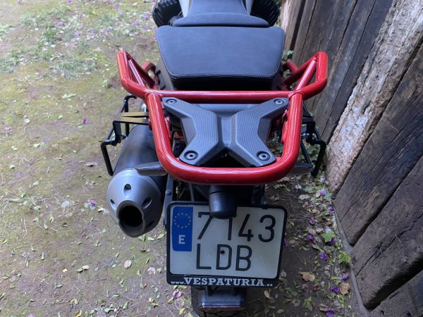 SOPORTE ALFORJAS PARA MOTO GUZZI V85TT Negro Satinado - Imagen 9