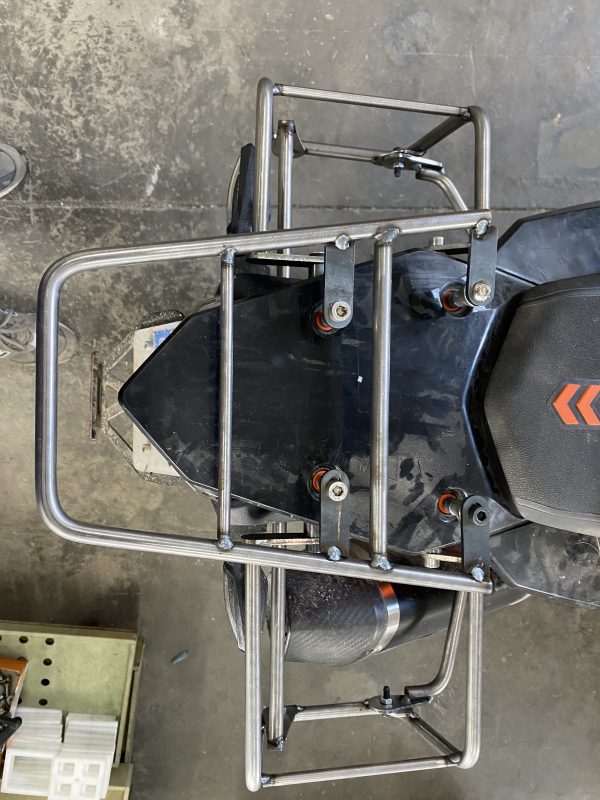 SOPORTES PARA KTM 790/890 ADV NEGRO SATINADO - Imagen 4